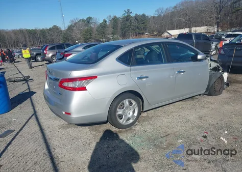 2014 Nissan Sentra S from USA, damaged, VIN 3N1AB7APXEY232074